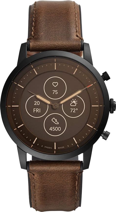 fossil men's collider hybrid smartwatch